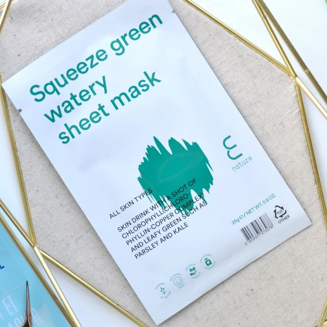 Squeeze Green Watery Sheet Mask - Image 3